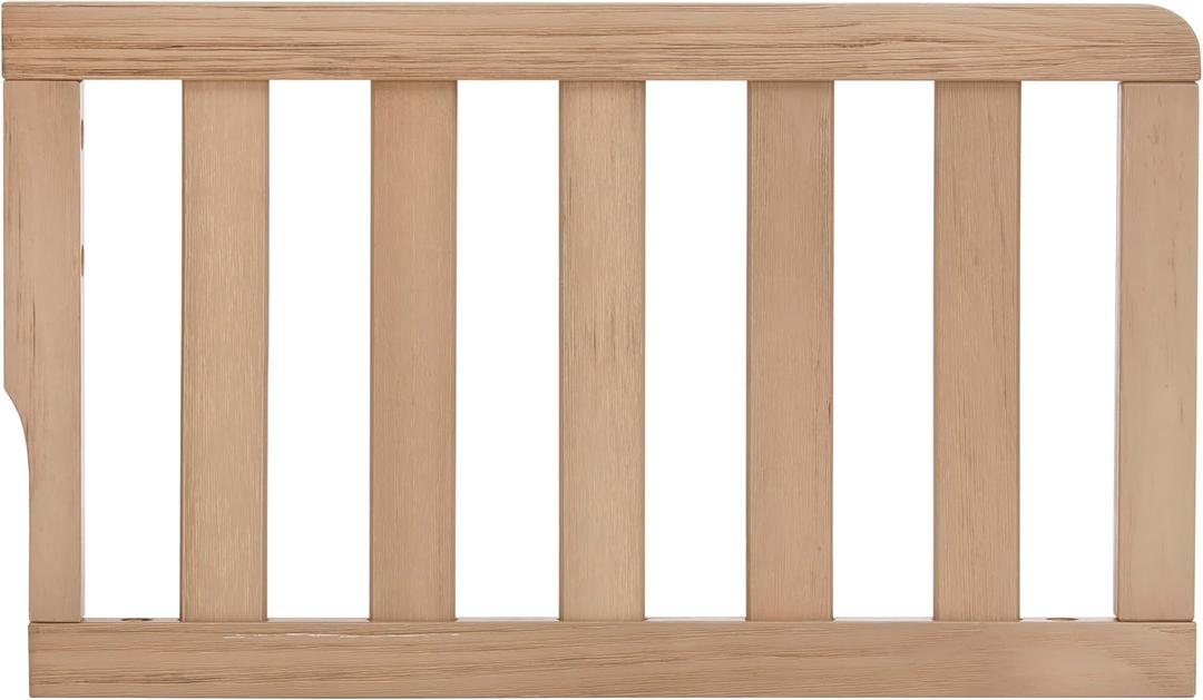 Dream On Me Toddler Guard Rail for Convertible Crib, Solid Wood Bed Rail for Toddler Bed Conversion, Sand Dunes