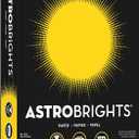 Neenah Astrobrights Bright Color Paper, 8 1/2in. x 11in., 24 Lb, FSC Certified, Solar Yellow, Ream Of 500 Sheets, 21538
