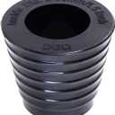 DGQ Patio Umbrella Cone Umbrella Wedge Plug for Patio Table Hole Opening 2-2.5 Inch (Black)