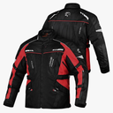 JAG Touring Motorcycle Jacket for Men, Dual Sports Water Resistant Adventure Riding Jacket with Cordura Fabric & CE Armor, size: M