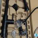 Smart Touch On Kitchen Faucet, 3 Modes Pull Down Sprayer, Sensor Activated, Ceramic Disc Valve, 360-Degree Rotation, 1 or 3 Hole Deck Plate. (KW-69R, Matt Black)