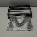 2PACK Pot Lid Organizers Inside Cabinet for Kitchen, Pots and Pans Organizer Under Cabinet with 16 Adjustable Dividers, Countertop Lid Holder, Rust-Resistant, Tool-Free Installation, Easy to Clean