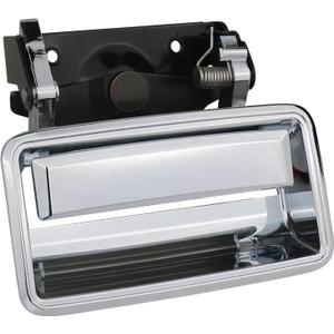 APPERFiT Tailgate Handle & Bezel Chrome Compatible with 1988-2002 Chevrolet Chevy GMC C/K 1500 2500 3500 Pickup Truck Replaces 15991785 15991786 GM1916101 GM1915101, DH133CRM