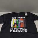 Just A Boy Who Loves Karate Vintage Taekwondo Karate T-Shirt, Medium