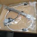 JC Whitney Window Regulator Rear, Passenger Side Compatible with Jeep Liberty 2002-2006 RH, Power, w/Motor, Ball Stud Style, w/Spring Clip, To 11-10-05 JJ491707