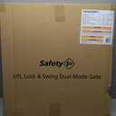 Safety 1st Lift Lock & Swing Dual-Mode Baby Gate, Fits 28"-42", White