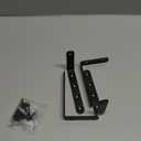 Anti Tip Furniture Anchors for Baby Pet Proofing, Furniture Wall Anchor Furniture Dresser Bookshelf Falling Prevention Device for Children (Black)