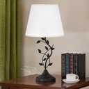 Kakanuo Table Lamp for Bedside, Lamp for Living Room with USB-A and USB-C Charging Ports, Traditional Tall Bedroom Lamp for End Table