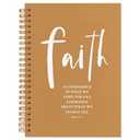Likjad Christian Faith Spiral Notebook Journal 5.5x8.3, Bible Verse Prayer Scripture Journals for Writing, Faith Based Gifts, Church Notes Notebook, Orange Bible Hardcover Notebooks for Note Taking
