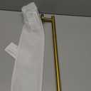 JQK Towel Bar Brushed Gold, 19 Inch 304 Stainless Steel Thicken 0.8mm Towel Rack Bathroom, Towel Holder Wall Mount, Useable Length 16 Inch TB110L16-BG