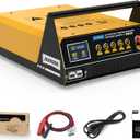 AUTOOL Flash Reprogramming Power Supply 120 Amp, Car Battery Charger with Battery Repair Mode, Flash Reprogrammer & Adjustable Power Supply w/ 6.5ft Cables, HD Display