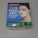 Stylia MaxiLift V-Line Lifting Collagen Face Mask - Double Chin Strap - Jawline Shaper - Neck Firming and Tightening Mask with Hyaluronic Acid & Aloe Vera - Chin Strap for Sleeping (10PC)