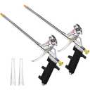 2X PU Spray Foam Gun, sealant Foam Gun, Spray Foam Distribution Gun, Spray Thermal Insulation Expansion Foam Gun, Used to Fill The Gaps of Sealed Windows