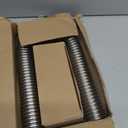 Hypertune 24" Stainless Steel Radiator Flexible Coolant Water Hose Kit W/Cap Clamp Silver