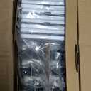 ELEGRP 15 Amp 125V Duplex Receptacle Outlets, Standard Electrical Wall Outlet, TR Tamper Resistant, Self-Grounding, Residential Grade, Mid Outlet Covers Included, UL Listed, Matte White, 50 Pack