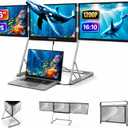 TriCreate 16 FHD 16" Triple Portable Monitor Extender for Laptop