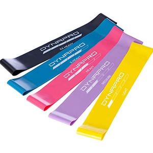 DYNAPRO Resistance Bands- Mini Precision Loop Exercise Bands with 2 Size Options, Perfect for Any Home Fitness Training Program