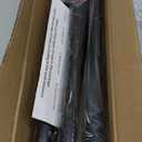 CorkLatta Matte Black Shower Curtain Rod,1 Inch Diameter Stainless Steel Adjustable Spring Tension Rods 32 to 92",with Holders,AntiSlip,Curtain Rods No Drilling(1 Pack)