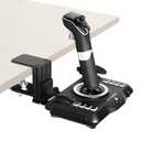 HUYE Steel Clamp-on Flight Stick Desk Mount Bracket Designed for Turtle Beach VelocityOne Flightstick & Logitech G Extreme 3D Pro Joystick, Adjustable Desk Mount Holder (Flight Stick Not Included)