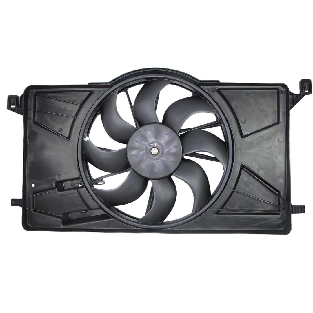 Engine AC Condenser Radiator Cooling Fan Assembly Compatible with Ford Focus 2012-2017 2.0L OEM# TYC622800 674-01053 622800
