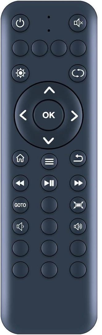 New Replacement Remote Control for AGPTEK Mini 1080p Full-HD Ultra HDMI Digital Streaming Media Player HA0053B Black & Blue