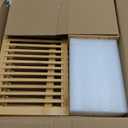 upsimples A4 Picture Frame, Display Pictures 6x8 with Mat or 8.3 x 11.7 Without, Wall Hanging Photo Frames, Black, 1 Pack