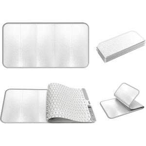 Heat Resistant Mat for Countertop 15.7x35.4 inch Kitchen Counter Protector Blocks Up to 50% Heat, for Food Warming Mats, Air Fryer, Coffee Maker, Toaster Oven, Waterproof & Oil-Resistant