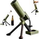 Beer Bottle Mortar Bottle Opener, 51mm Mortar Beer Bottle Opener, Heavy-Duty Tactical Cap Launcher, Hands-Free Push Down Bottles Cap Launcher, Home Party Bar Desk Decor