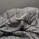 ELEMUSE Queen Grey Mattress Topper for Back Pain, Extra Thick Mattress Pad Cover, Plush Soft Pillowtop with Elastic Deep Pocket, Overfilled Down Alternative Filling