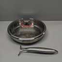 Titanium Hammered Pan Pro with Lid, 2025 New Upgrade Non Stick Titanium Pans for Cooking, Ultra-Durable, Scratch-Resistant, Even Heating Frying pans, Compatible With All Cooktops (11 inch)