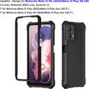 Ailiber for Moto G 2024 5G Phone Case, with Screen Protector, Dual Layer Structure Protection, Shockproof Corner TPU Bumper, Heavy Duty Cover Case for Motorola Moto G Play 2024 5G[Not Fit 4G]-Black