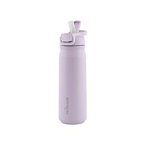 REDUCE Aura Vacuum Insulated 26 oz Water Bottle - Leak-Proof & Chug Spout for Quick Hydration - Keeps Drinks Cold for 30 Hours - Removable Handle for Travel or Gym - Soft Sit Base - Lilac Bud