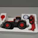 ArtCreativity Bump & Go Bubble Blowing Farm Tractor Toy Truck with Lights & Sounds, Toddler Outdoor Toys - Funnel & Bubble Solution Included - Farm Toy Tractor for Boys Girls Ages 1, 2, 3, 4, 5, +