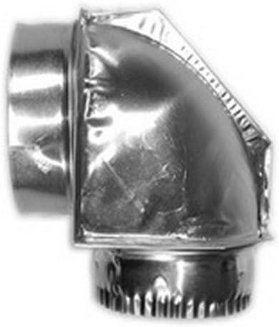 Builders Best 010161 4" 90 Aluminum Close Elbow