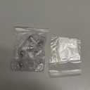 Honoson 8 Pcs Self Adhesive Caster Wheels Appliance Rollers Appliance Sliders for Kitchen 360 Swivel Universal Wheel Mini Small Kitchen (Clear with 1 Steel Ball Style)