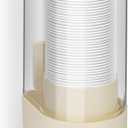 Large Beige Wall Mounted Cup Holder, 10x4.8x4Inch Paper Cup Dispenser for Water Cooler, Bathroom Cup Dispenser and Dixie Cup Holder (Beige)