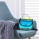 TotePrint Holographic Clear Tote Bag Waterproof PVC Handbags for Work,Shopping,Beach,Stadium,Travel,Swim Venue or Concert