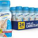 Glucerna Original Diabetes Care Shake, Creamy Strawberry, Diabetic Meal Replacement to Support Blood Sugar Management, 10g Protein, 180 Calories, Ready to Drink, 8-fl-oz Bottle, 24 Pack, Use By: 1Nov 2026