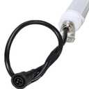 4FT T8 LED Refrigerator Tube Light 18W 2520Lm, 5000K Daylight White Non-Dimmable LED Cooler or Freezer Lights Clear Lens for Fridge, Supermarkets Freezer, Black Wire, UL Listed, 1 Pack