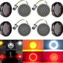 Benlari 1157 LED Turn Signals Front Rear 81 LED Lights Super Bright 1156 Bulbs Lens Kit 1986-2024 Compatible for Harley Davidson Touring Dyna Softail Sportster Street Glide Road Glide Iron 883 1200