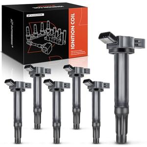 A-Premium 3 PCS Ignition Coil Packs Compatible with Toyota, Lexus & Lotus Vehicles - V6 2.5L 3.5L 4.0L - Camry 4Runner Avalon Highlander RAV4 Tundra Sienna GS350 GS450h IS250 RX350, #90919-A2007, UF487