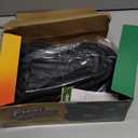 Flexi Hose Lightweight Expandable Garden Hose, 150FT -Retractable Garden Hose, Water Hose - No-Kink Flexibility, 3/4 Inch Solid Brass Fittings and Double Latex Core (Black)