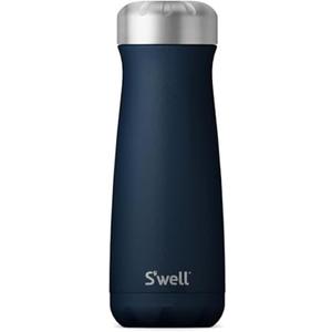S'well Stainless Steel Traveler, 20oz, Azurite, Triple Layered Vacuum Insulated Containers Keeps Drinks Cold for 36 Hours and Hot for 15, BPA Free, Easy Carrying On the Go