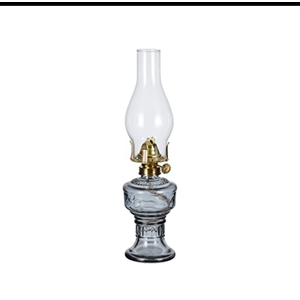 DNRVK Chamber Oil Lamp 13" Classic Glass Kerosene Lamp Home Decor Lighting Vintage Oil Lamps for Indoor Use Rustic Oil Lantern for Tabletop Decor and Emergency Lighting