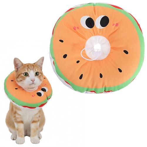Hadnves Cat Cone Collar Adjustable Soft Cat Cone to Stop Licking Scratching Comfy Elizabethan Collars Cute Lightweight Comfortable Donut Collar for Small Dogs Cats Kitten After Surgery