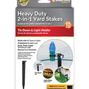 10 Ct. 2-In-1 Heavy Duty Yard Stakes - Style 717110, 2 Pack