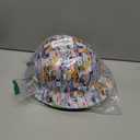 LANON Full Brim Hard Hat, OSHA Construction Work Approved, Premium Multicolor Design, FRP Safety Helmet with 4 Point Adjustable Ratchet Suspension, Class C