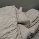 CozyLux Full Size Comforter Sets with Sheets Seersucker 7 Pieces Beige Bed in a Bag Textured Luxury Soft Bedding Set with Down Alternative Comforter, Sheets, Pillowcases & Shams for All Seasons