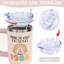 40th Birthday Gifts Women, Funny 1986 40th Birthday Gifts For Women Her, 40th Birthday Decorations For Woman, Turning 40 Year Old Bday Gifts for Woman, 40 and Fabulous 40oz Tumbler Cup Coffee Mug