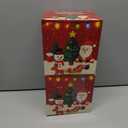 2 x 2025 Kids Box  DIY Christmas Organizer Bucket with Stickers & Mini Toys, Fidget Toy Pack, Multi-Item Fidget Toys, Creative Holiday Craft Kit for Girls Boys, Santa & Snowman Storage Bucket for Kids